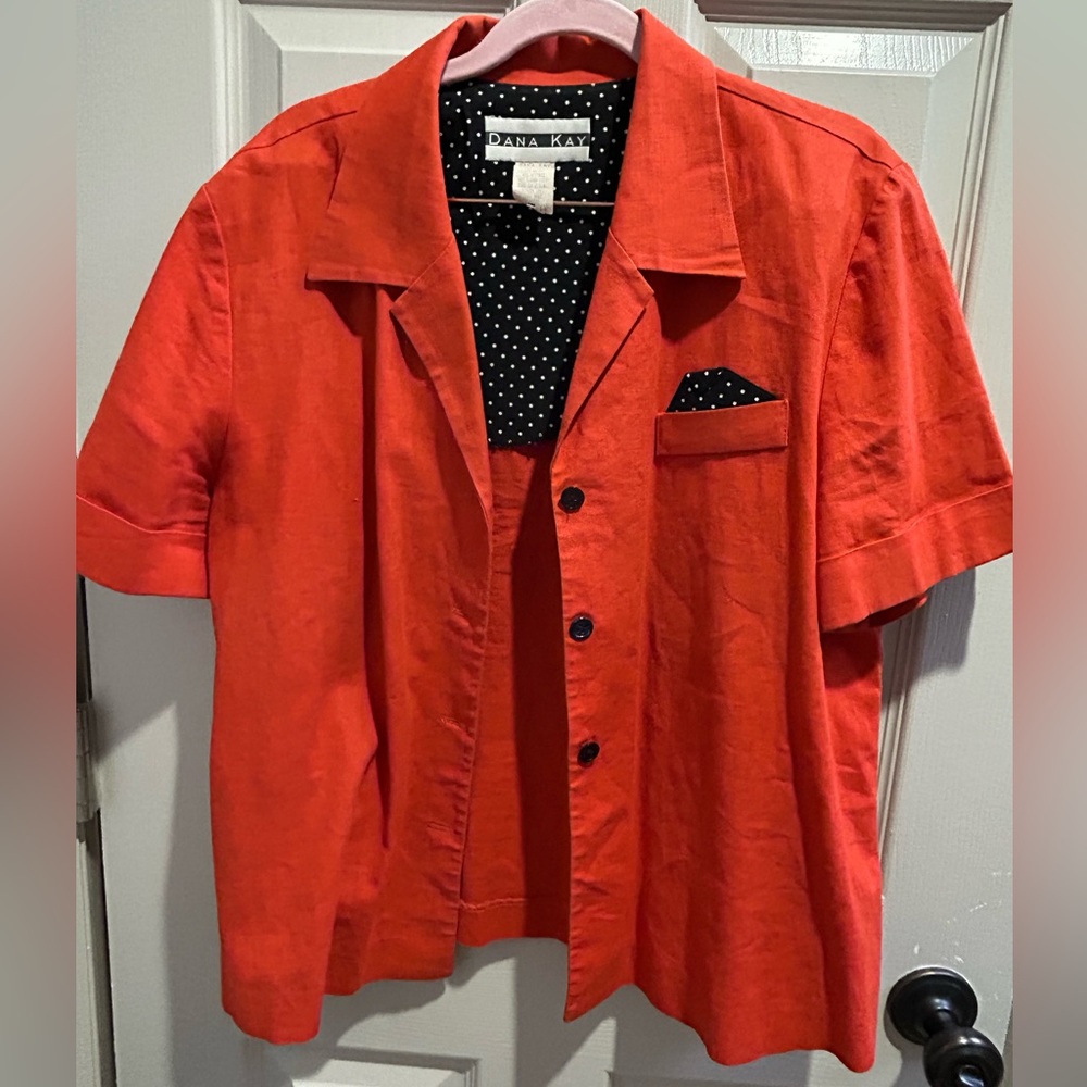 Vintage Short-Sleeve Jacket